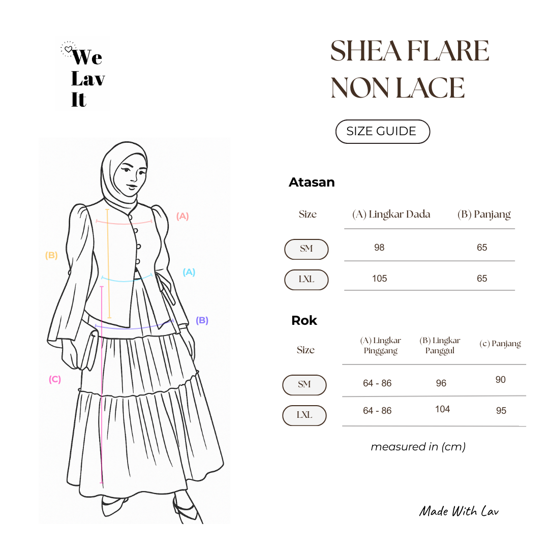 (Non Lace) Shea Flare One Set