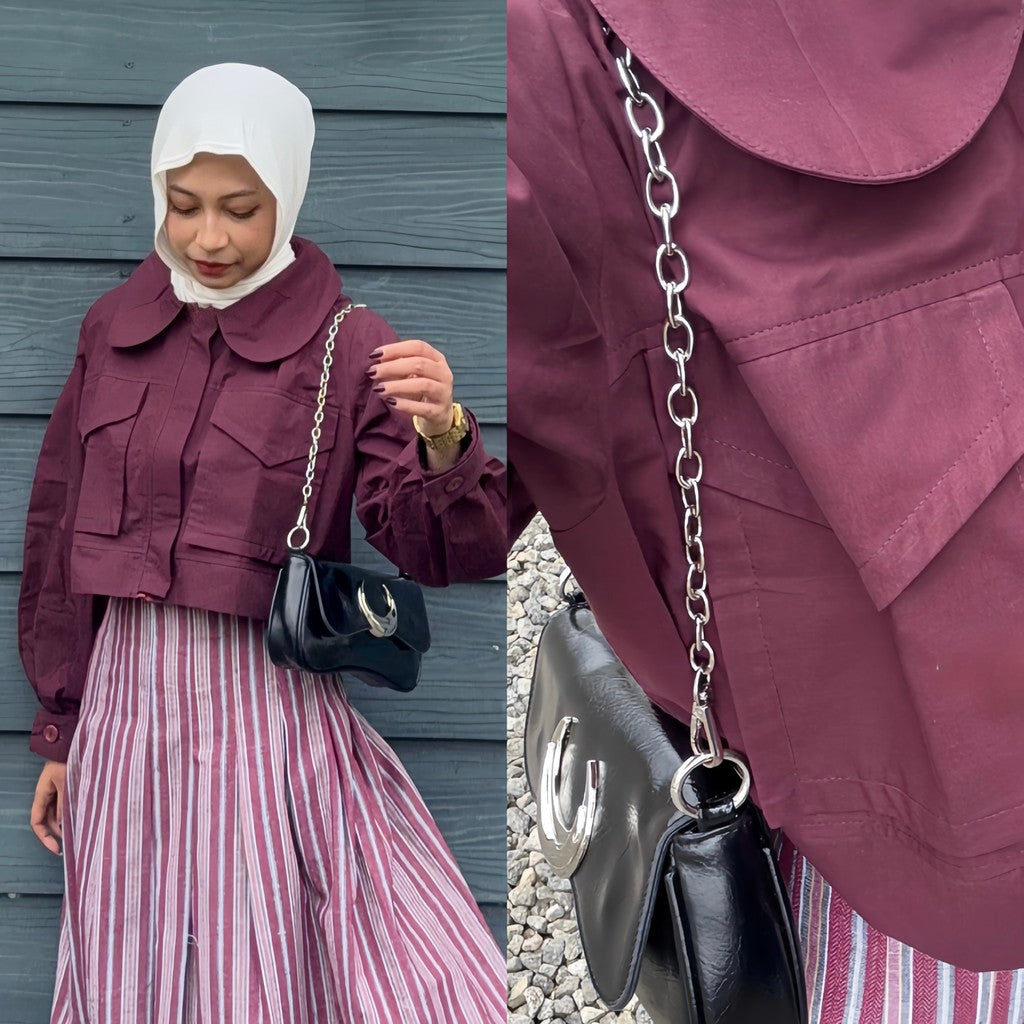 CLAIRE COTTON JACKET CROP