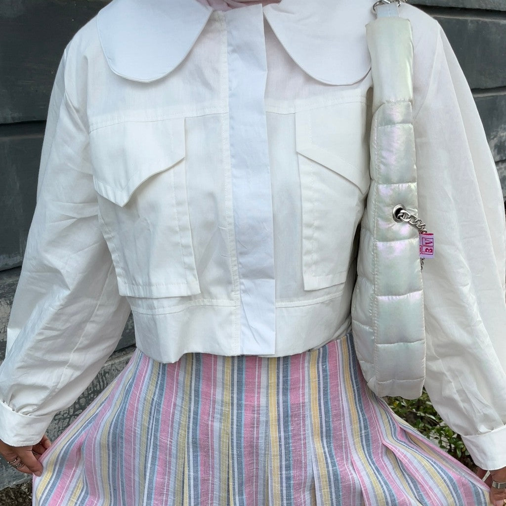 CLAIRE COTTON JACKET CROP