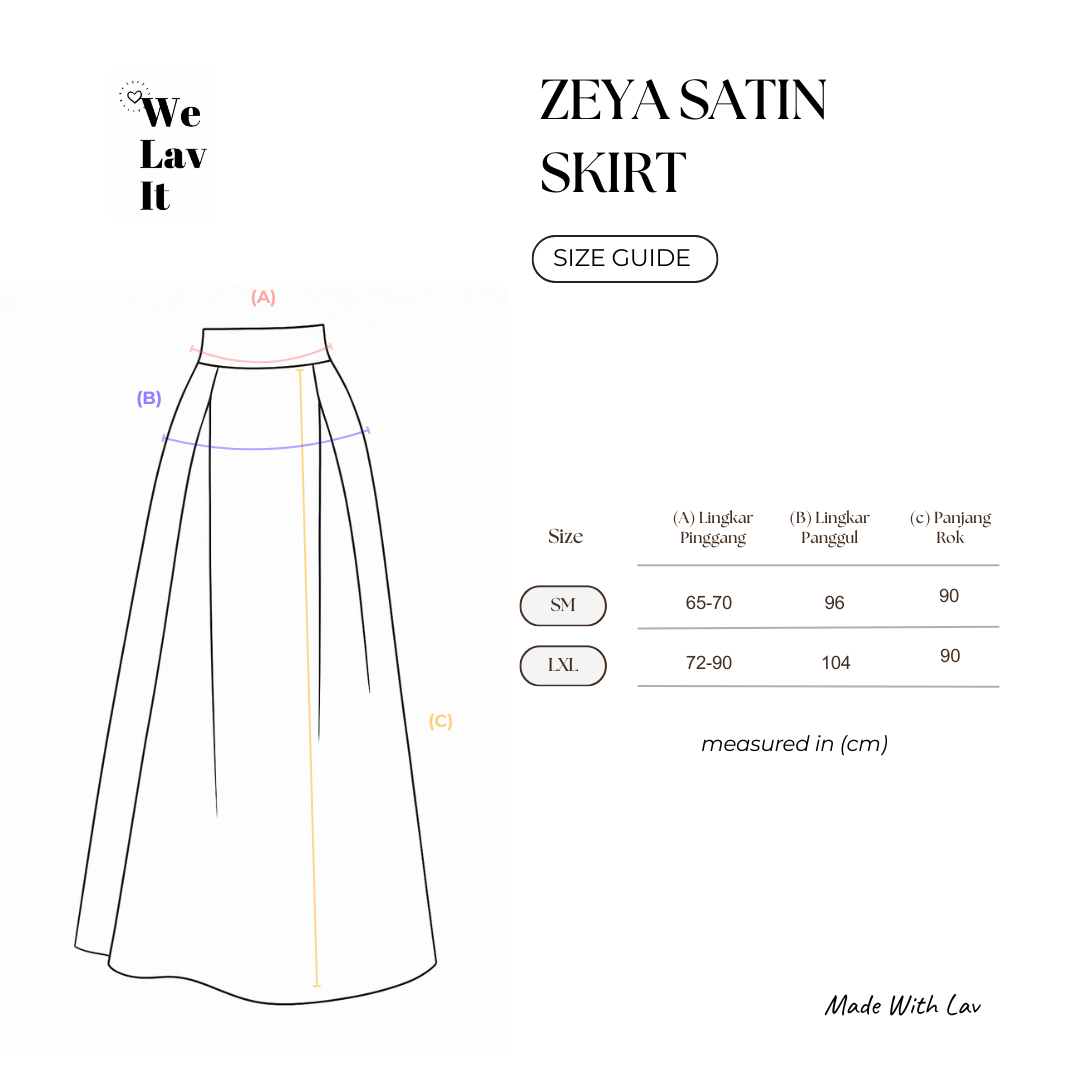 Zeya Satin Skirt