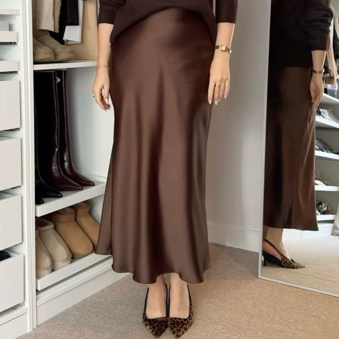 Zeya Satin Skirt