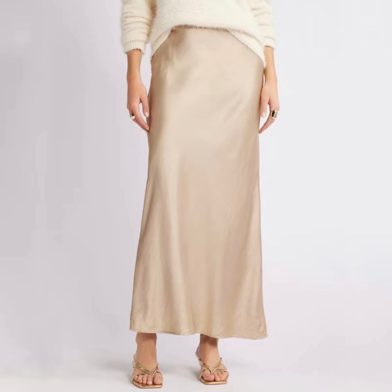 Zeya Satin Skirt