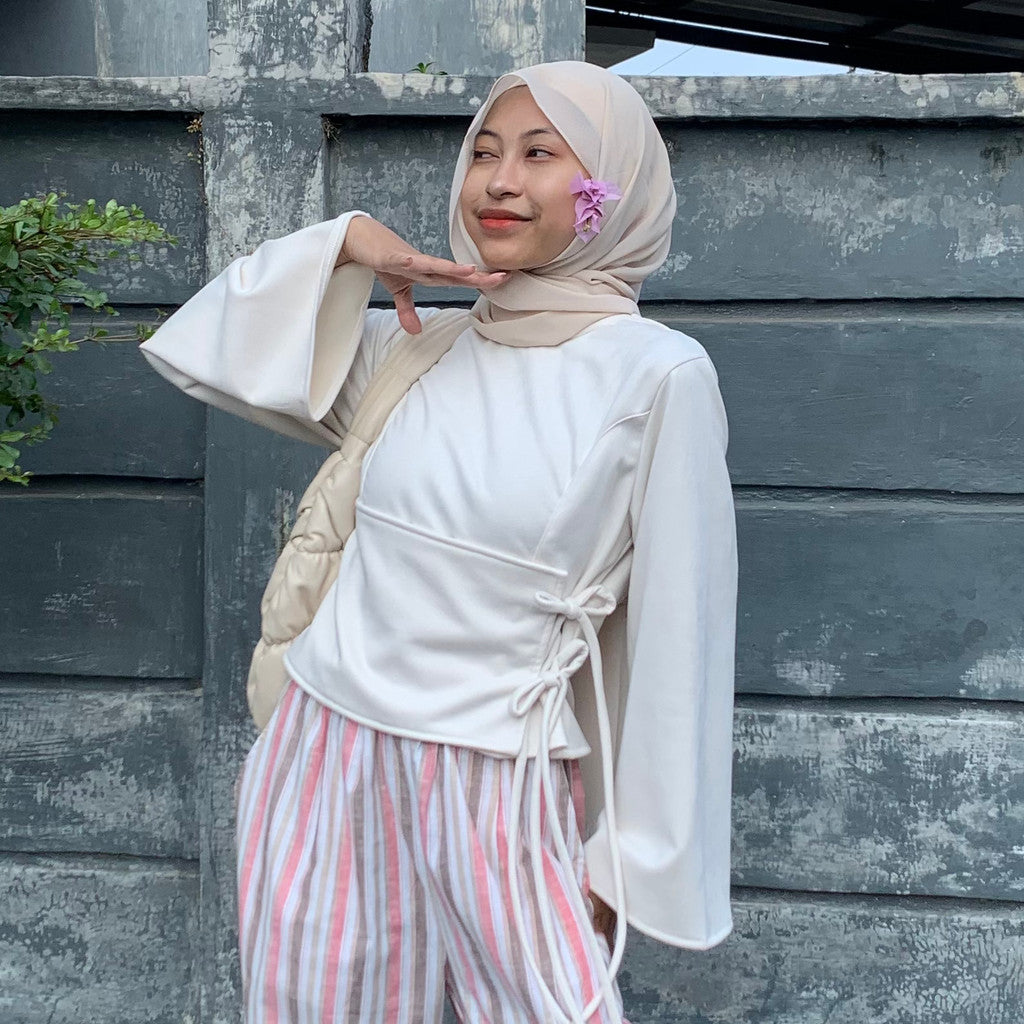Zoey Fitted Kimono Suede