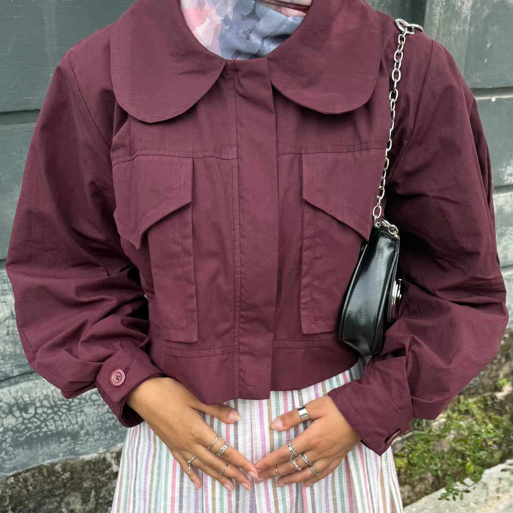 CLAIRE COTTON JACKET CROP