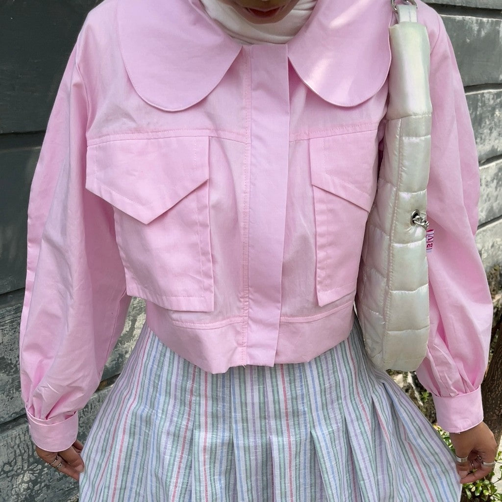 CLAIRE COTTON JACKET CROP