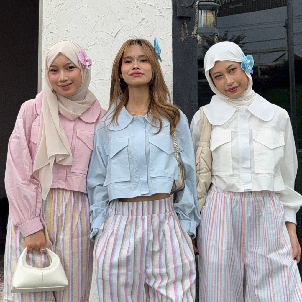 CLAIRE COTTON JACKET CROP